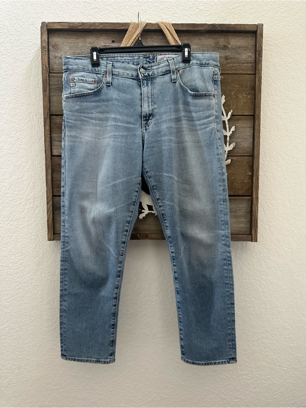 AG Adriano Goldschmied Ex-boyfriend slim denim jeans ladies size 32